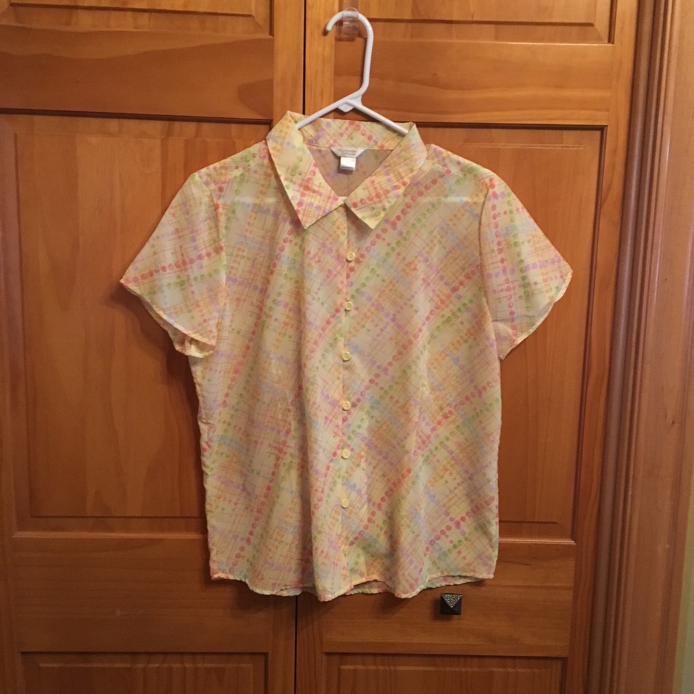 Christopher & Banks blouse - L - NWT